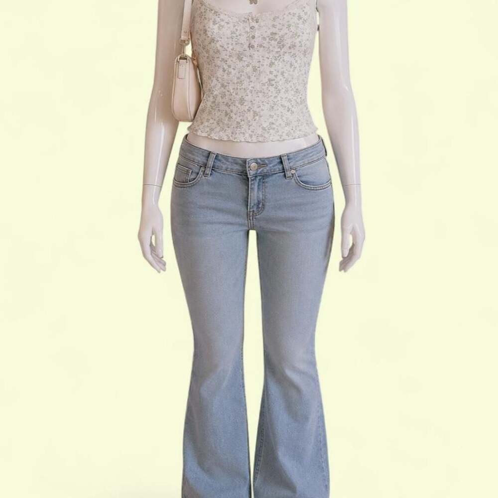 SO Floral Print Lace Trim Henly Cami Top